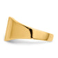 14K Yellow Gold Open Back Square Signet Ring 8.5 x 9.0 mm RS363 - alternate view