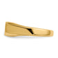 14K Yellow Gold bar signet ring 13.5 x 5.5 mm RS426 - alternate view