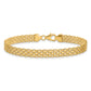 Gold Bismark bracelet, 6.2 mm, detail shot
