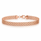 Rose Gold Plated Sterling Silver Bismark Bracelet