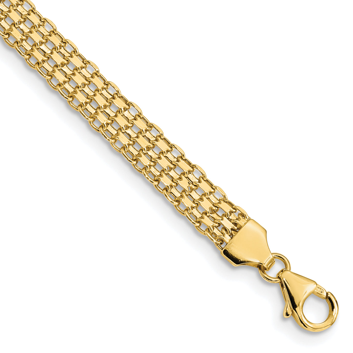 Gold Bismark bracelet, 6.2 mm