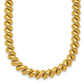 Yellow gold San Marco necklace, 6 mm