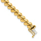 Yellow gold San Marco bracelet, 6 mm