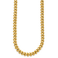 Yellow gold San Marco necklace, 8 mm, alternate view