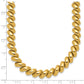 Yellow gold San Marco necklace, 8 mm, additional view
