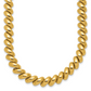 Yellow gold San Marco necklace, 8 mm