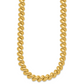 Yellow gold San Marco necklace, 10 mm, alternate view