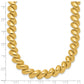 Yellow gold San Marco necklace, 10 mm, additional view