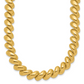 Yellow gold San Marco necklace, 10 mm