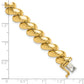Yellow gold San Marco bracelet, 10 mm, additional view