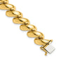 Yellow gold San Marco bracelet, 12 mm