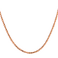 18K Rose Gold Franco Chain