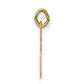 10K gold flat cross pendant alternate view - 10XR1862