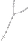 14K White Gold Rosary Chain
