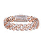 3d Moissanite Cuban Chain Bracelet Setup