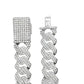 925 Silver Moissanite Cuban Chain