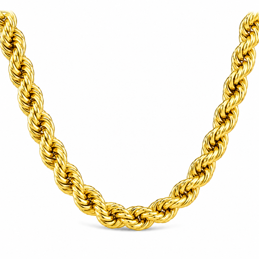 10K Gold Solid Rope Chain