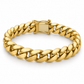14K Gold Solid Miami Cuban Link Bracelet
