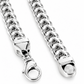 925 Sterling Silver Franco Chain, close-up of the links