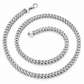 925 Sterling Silver Franco Chain, full-length view