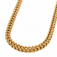 Gold Plated Sterling Silver Franco Chain