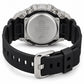Iced out moissanite G-Shock GA-2100 watch with black band and blue dial – men's hip hop iced out watch