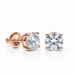 Moissanite stud earrings