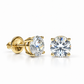 Moissanite stud earrings