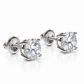 Moissanite stud earrings