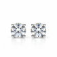 Moissanite stud earrings