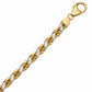 Two-Tone Sterling Silver Rope Bracelet