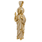 Custom gold and diamond Jesus full figure pendant front view