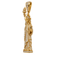 Custom gold and diamond Statue of Liberty pendant side profile