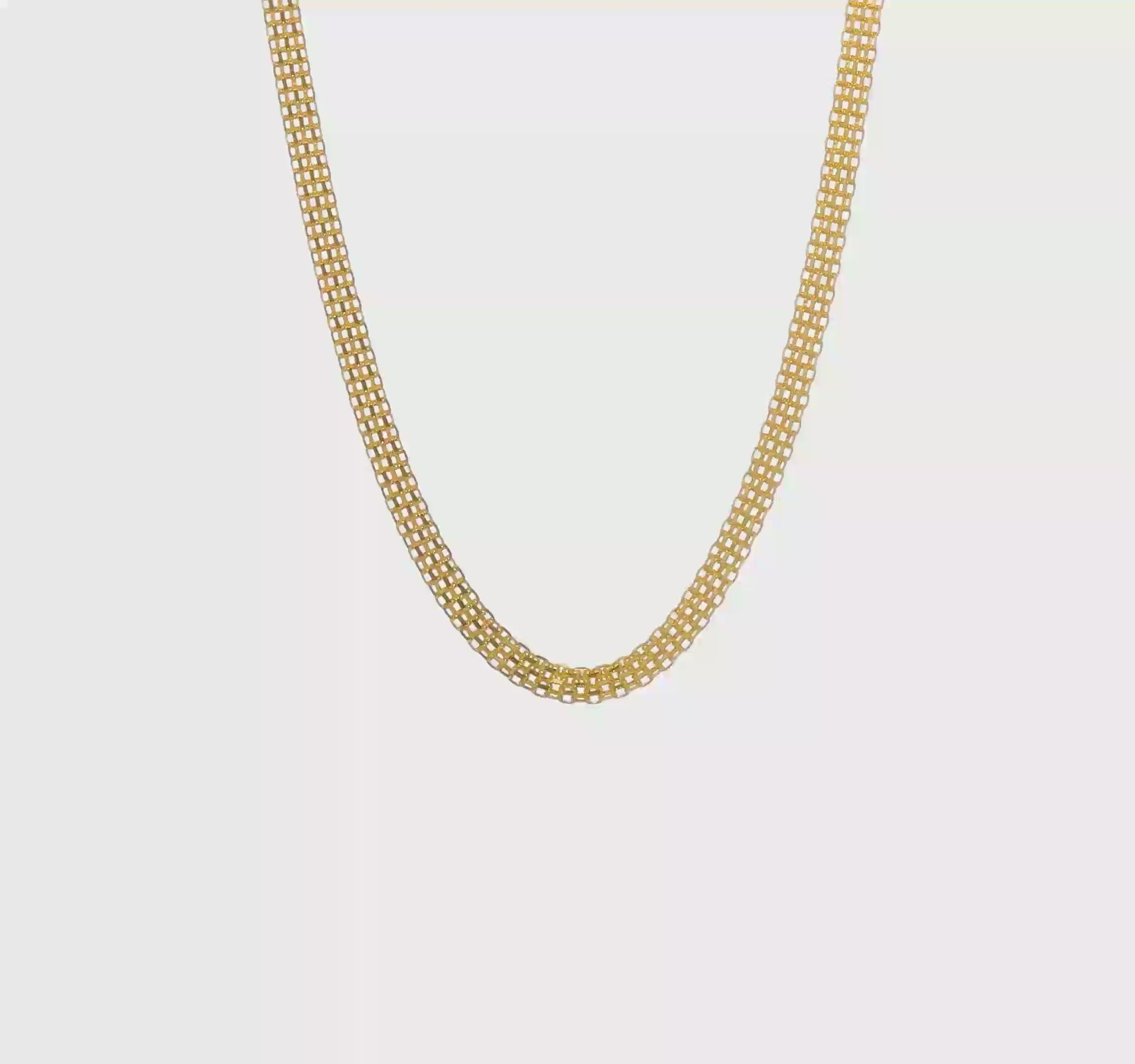 Gold Bismark chain, 5.1 mm, video