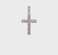 De-Ani Sterling Silver All-Over Diamond-Cut Latin Cross Pendant - product video