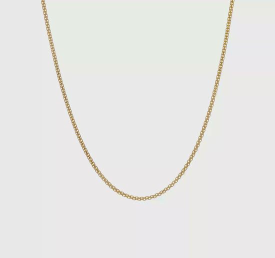 Gold Bismark chain, 2.2 mm, video