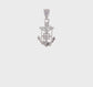 14K White Gold Mariner Crucifix Pendant video