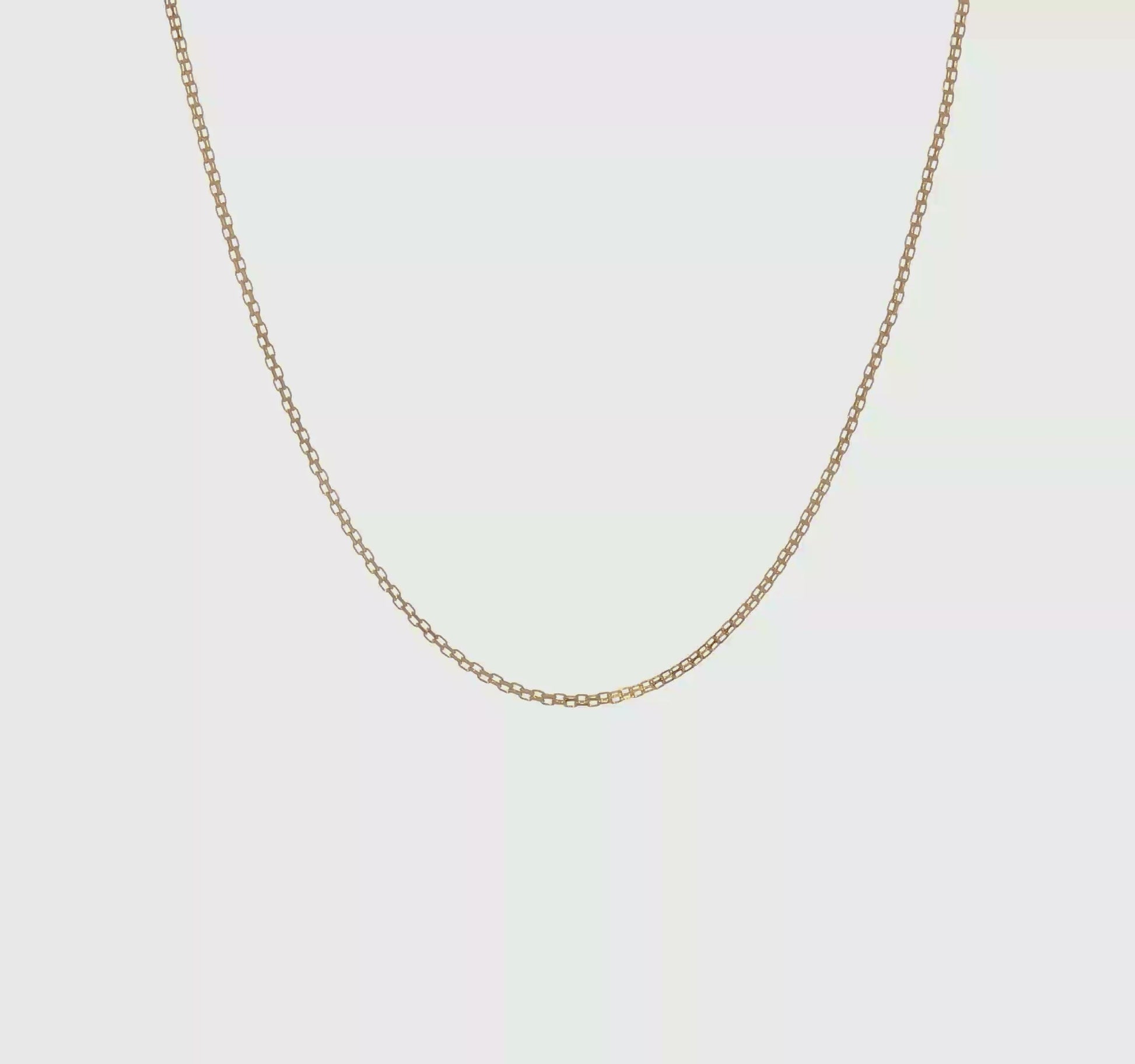 Gold Bismark chain, 1.8 mm, video