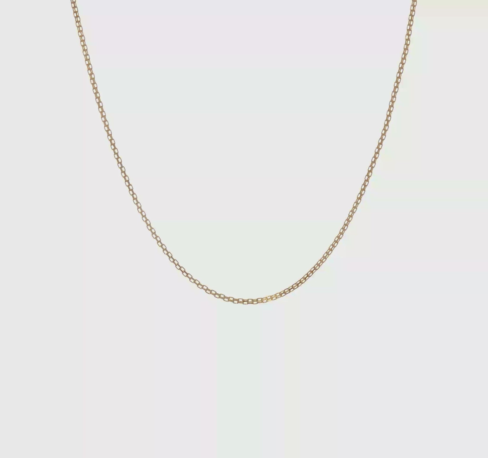Gold Bismark chain, 1.8 mm, video