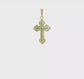 10K Gold Budded Cross Pendant video