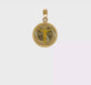 14K Gold Circle Corpus Crucifix Pendant – K5618 product video