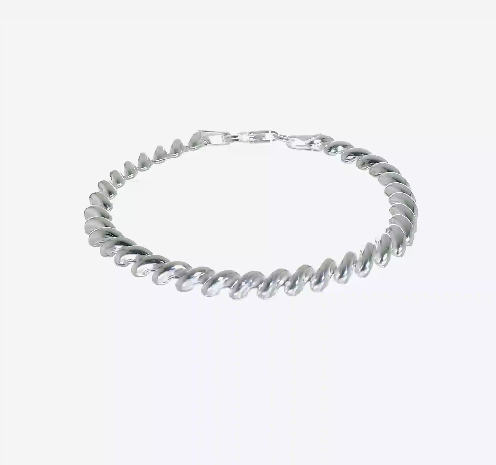 Sterling silver San Marco bracelet, 6 mm, video