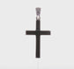 14K White Gold Cross Pendant - product video