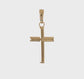 14K Yellow Gold Small Reversible Cross Pendant - product video