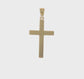 10K Yellow Gold Polished Cross Pendant - product video