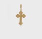 14K Gold Budded Cross Pendant video