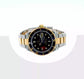 Rotating video of the pre-owned Rolex Submariner 40mm two-tone watch with black dial