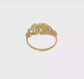 10K Tri-Color Black Hills Gold Grapes and Leaves Ring - video