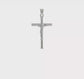 14K White Gold Crucifix Pendant – 360-Degree Video