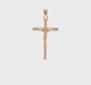 14K Yellow Gold Crucifix Pendant – 360-Degree Video